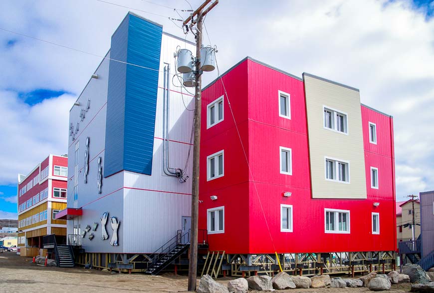 Another view of Iqaluit - with all buildings above ground