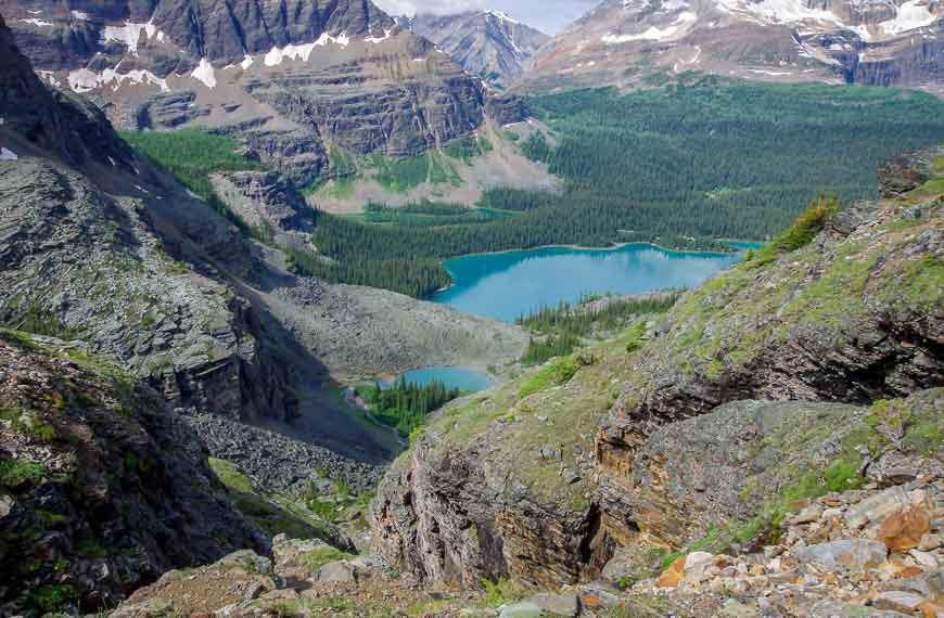 Incredibly steep drop-offs on the Huber Ledges