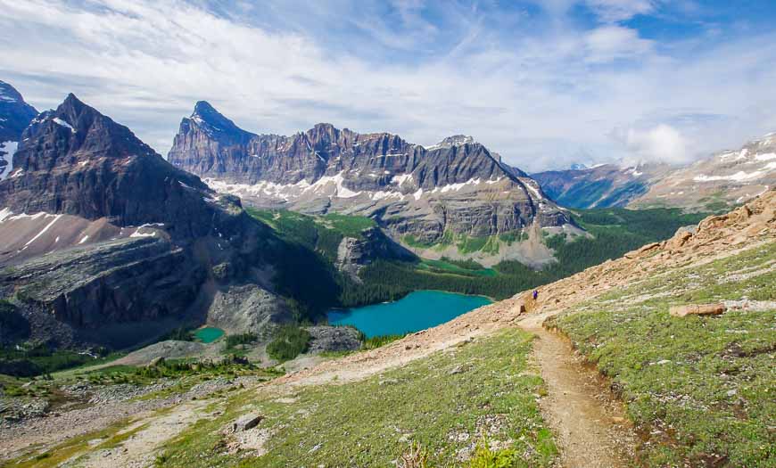 Looking back towards Lake O'Hara