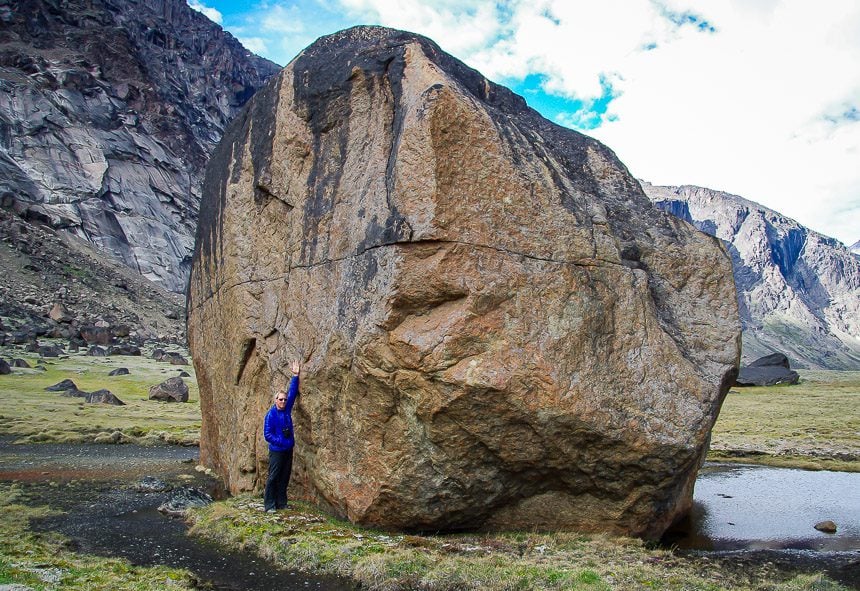 Massive boulders - perfect for climbing