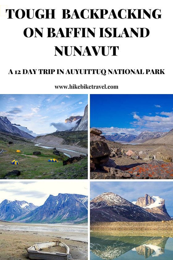 Backpacking Baffin Island in Auyuittuq National Park