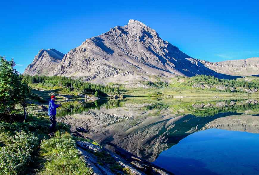 Baker Lake is beautiful in the morning light