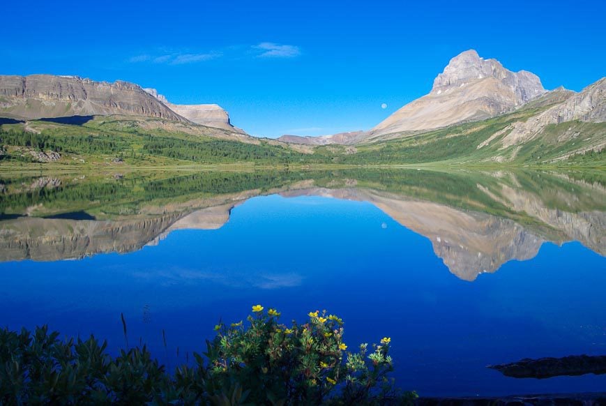 The view down Baker Lake