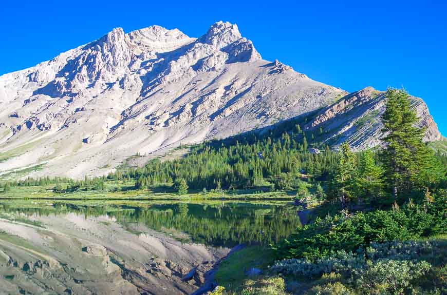 Early morning reflection in Banff National Park