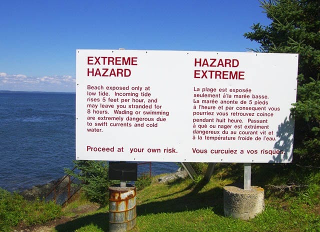 "Warning if you plan to visit the Head Harbour Lightstation"