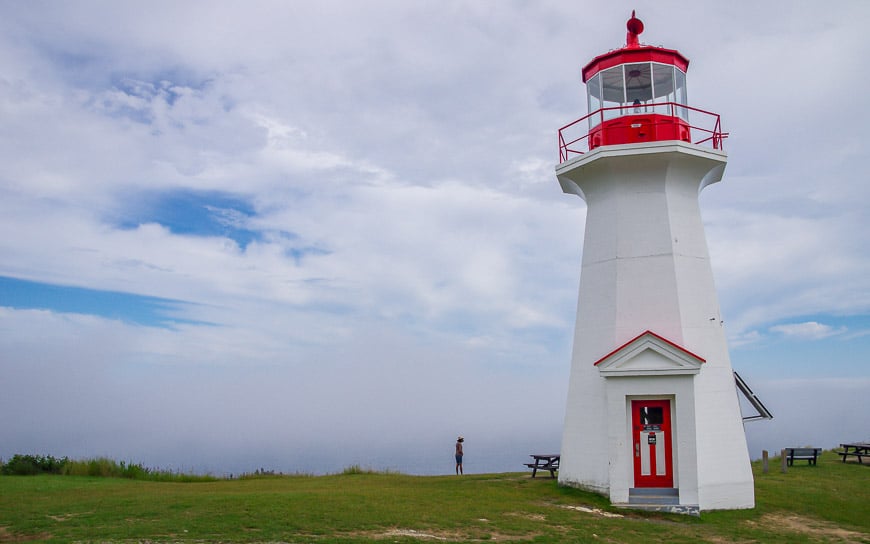 The lighthouse at Cap-Gaspe