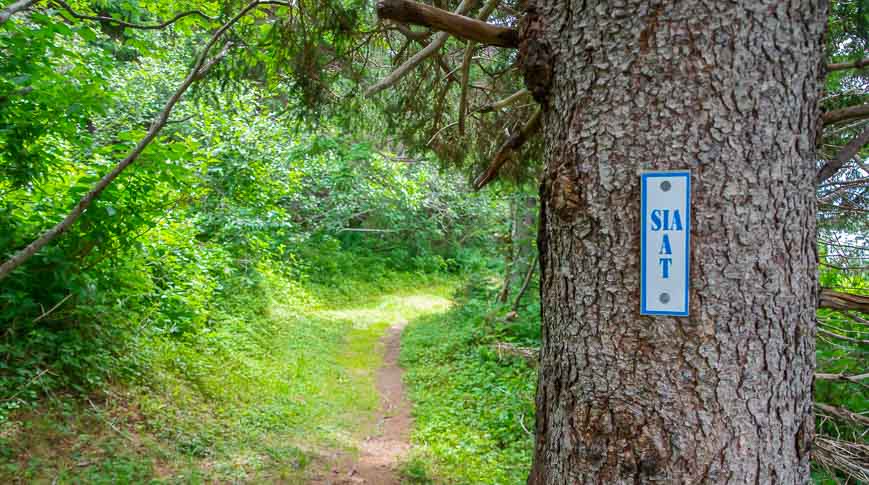 This hike is a section of the International Appalachian Trail