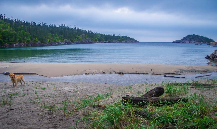 Fisherman's Cove - the site of our 2nd campsite