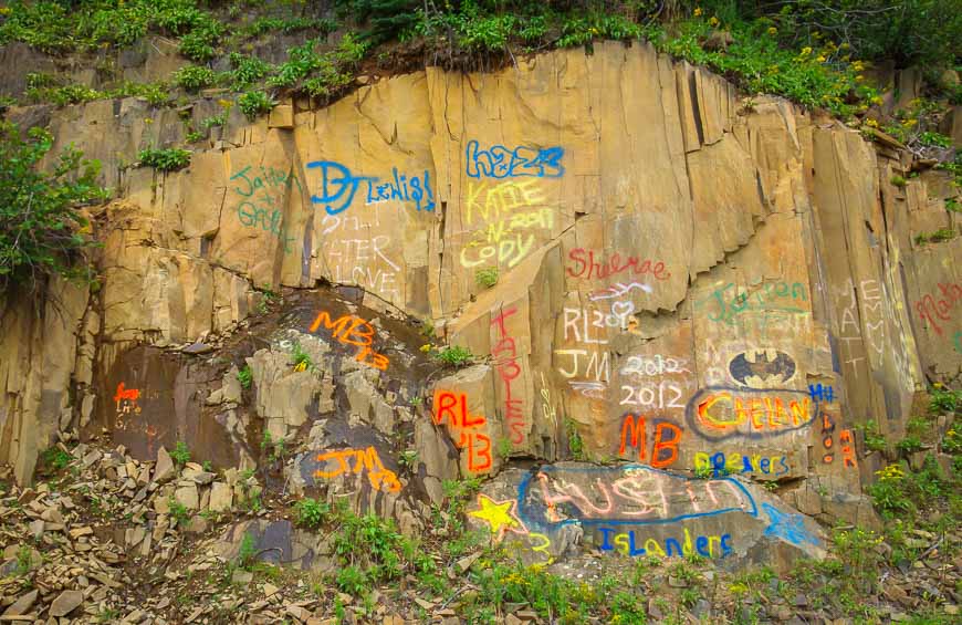 A rock with a colourful history