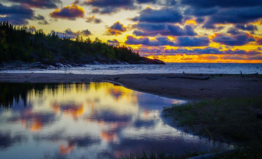 One last sunset shot on the Coastal Trail