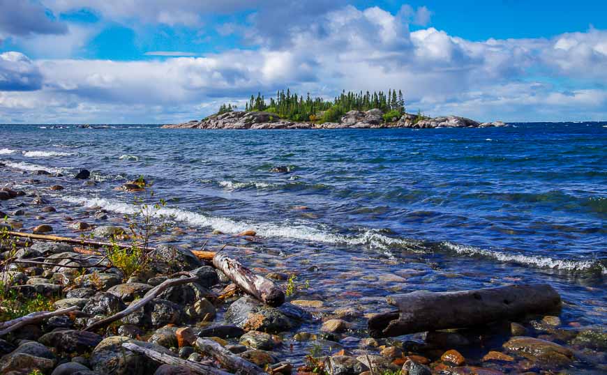 The view near Shot Watch Cove