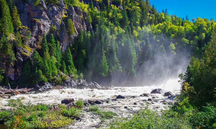 The White River has some incredible power