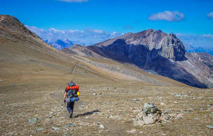 On the descent towards the Tekarra Campground