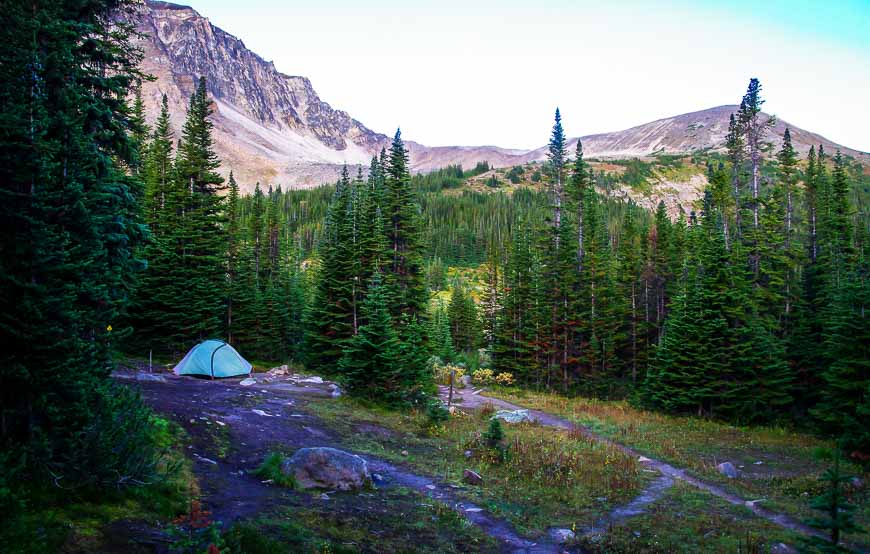 Our campsite at the Tekarra Campground