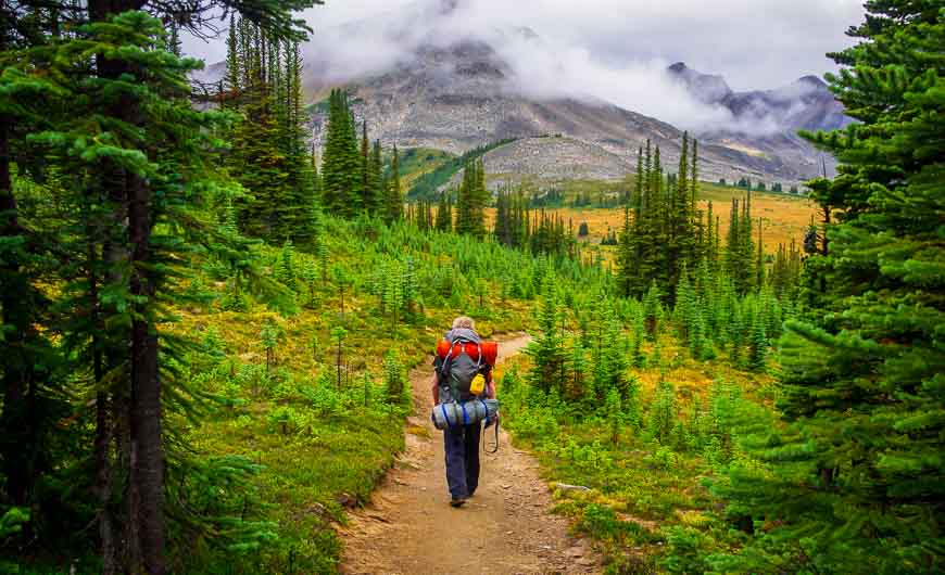 Leaving the Snowbowl Campground