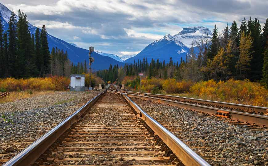 Looking the other way down the tracks