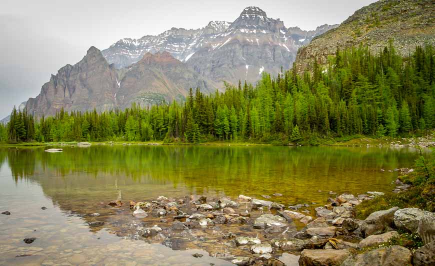 Love the clarity of this lake