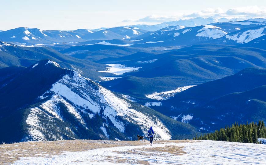 Views on the way down from the Prairie Mountain hike