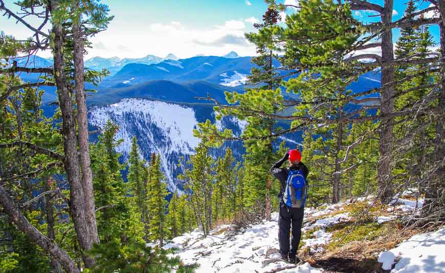 The views are pretty darned good about a third of the way up Prairie Mountain