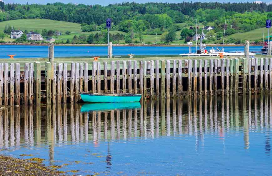 South shore Nova Scotia colourful scenes along the water