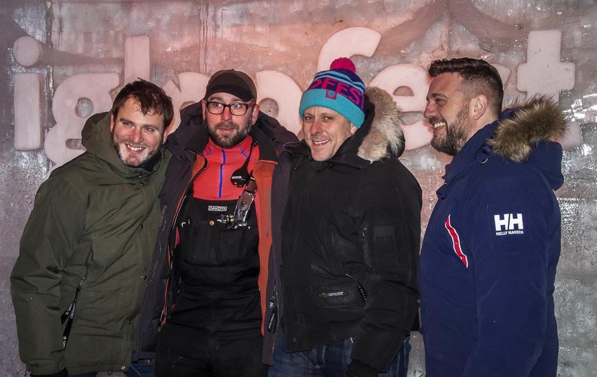 The four founders of Igloofest