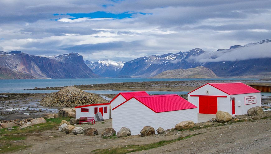 The old Hudson's Bay whaling station in Pangnirtung, Nunavut