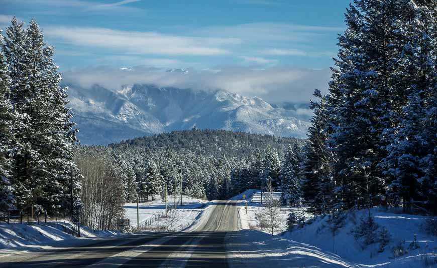 Heading down to Invermere from Panorama Mountain