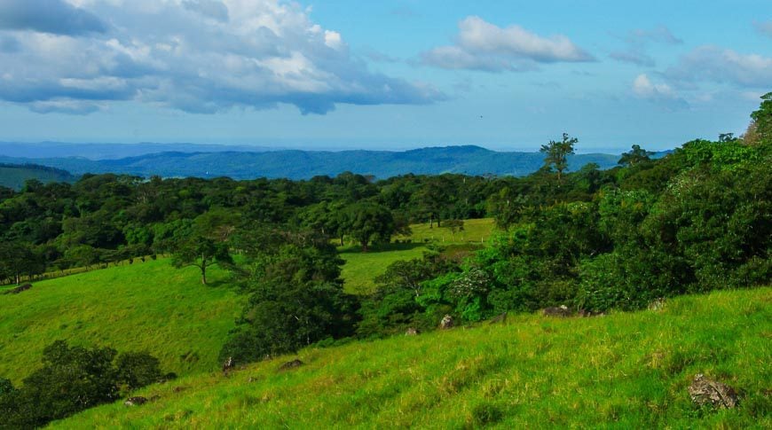 The last of the views - to Nicaragua - before we reach the car