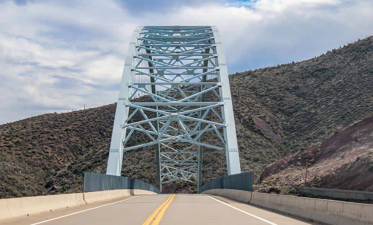 The Roosevelt Lake Bridge