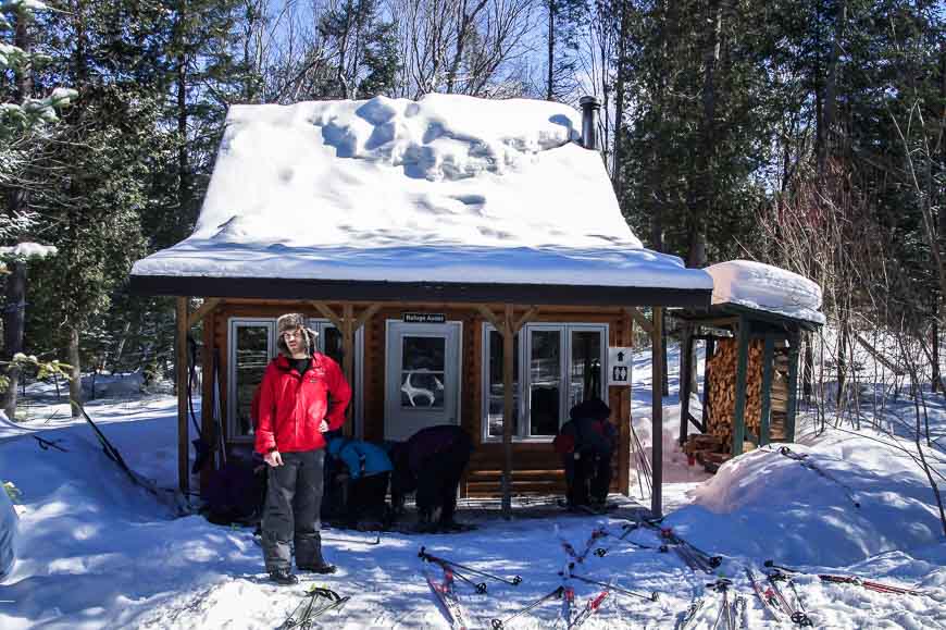 One of the warming shelters that gets very crowded on a weekend