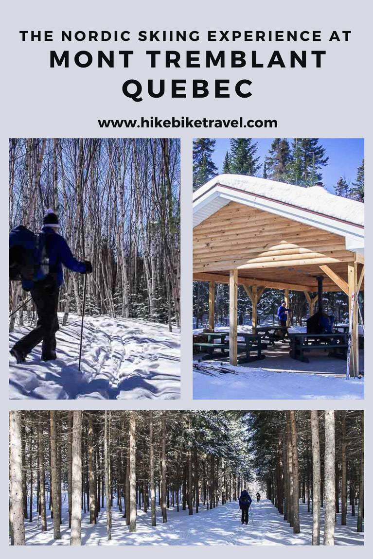 Nordic skiing experience in Mt. Tremblant, Quebec