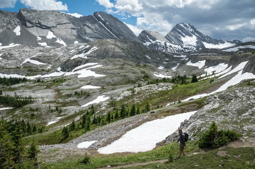 Burstall Pass in Kananaskis Country