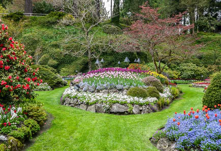 An April Visit to the Butchart Gardens | Hike Bike Travel