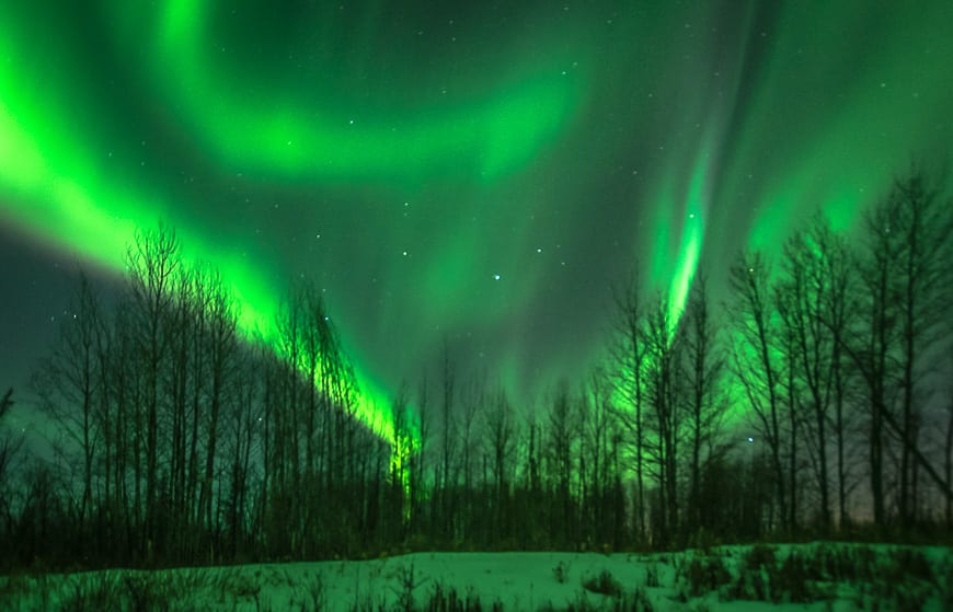 Fort McMurray Northern Lights Viewing