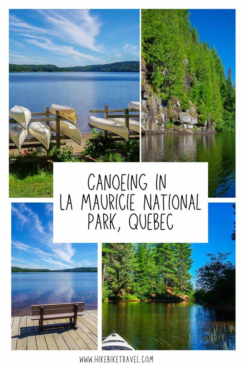 Family friendly canoeing in La Maurice National Park, Queec