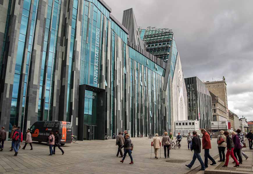 You can feel the buzz and the energy around the University of Leipzig