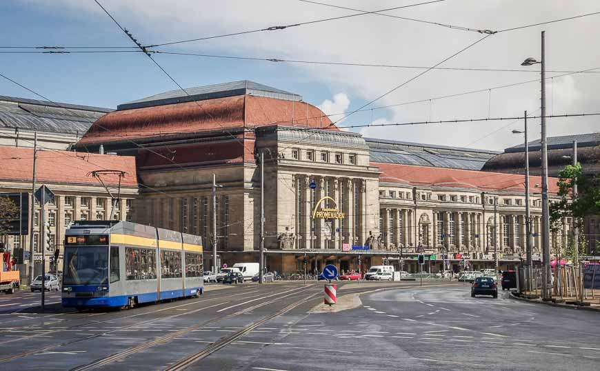 In 3 hours in Leipzig you'll come full circle back to the train station