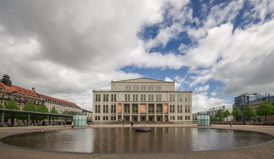 Over 3 hours in Leipzig there's enough time to check out the Opera House