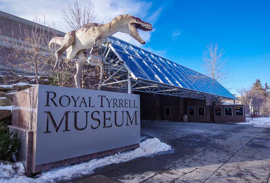 Entrance to the Royal Tyrrell Museum