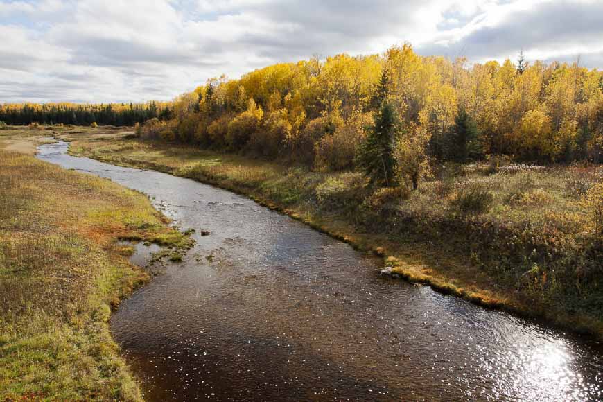 The beautiful Salt River in Wood Buffalo National Park