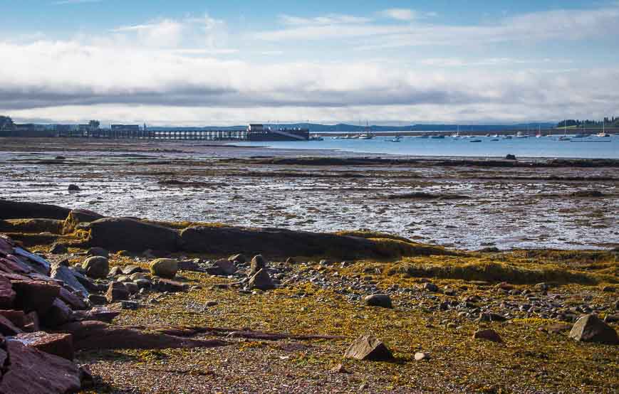 Looking across to one of the wharves from the ferry terminal, Deer Island, NB