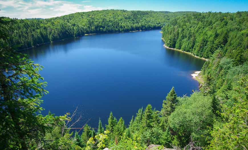 Fantastic view down Lake Benoit