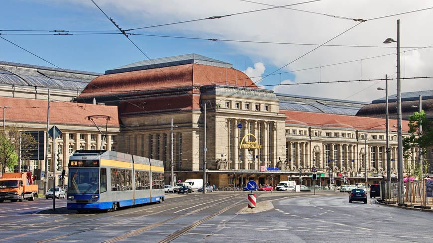 Europe's largest train station is in Leipzig