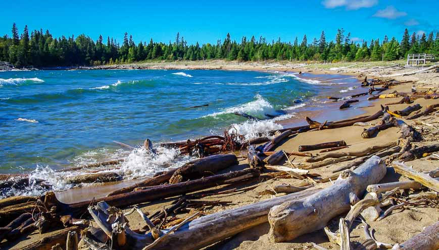 Horseshoe Beach on Lake Superior