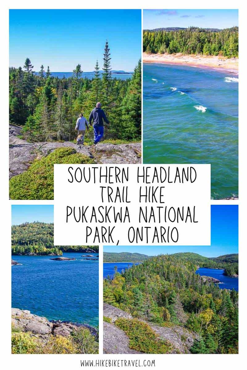 The Southern Headland Trail hike in Pukaskwa National Park, Ontario