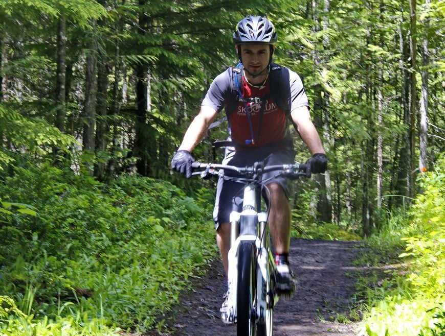 One of the things to do in Salmon Arm - go biking 