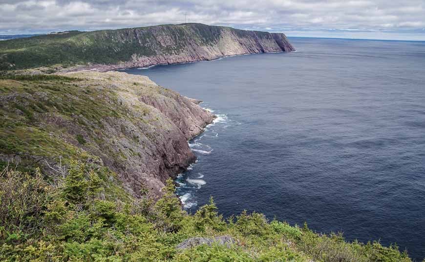 Coastal views start immediately on the East Coast Trail