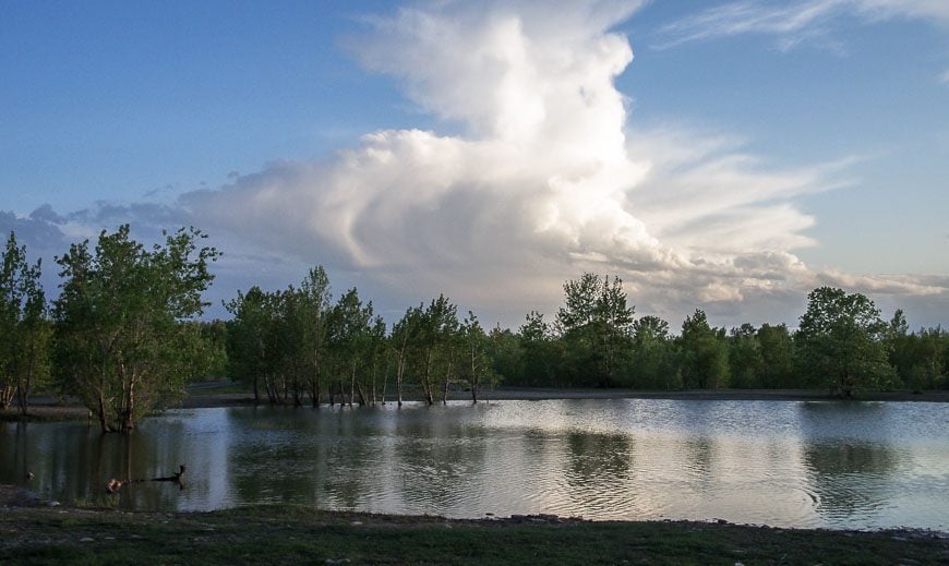 Amazing clouds can regularly be seen in Nose Hill Park