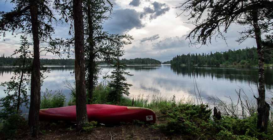 Campsite on the second night on the Churchill River