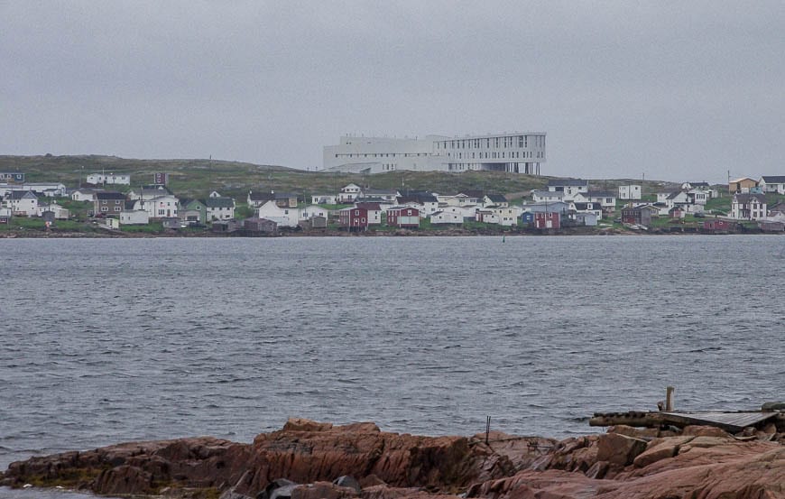 You won't have a hard time picking out the Fogo Island Inn